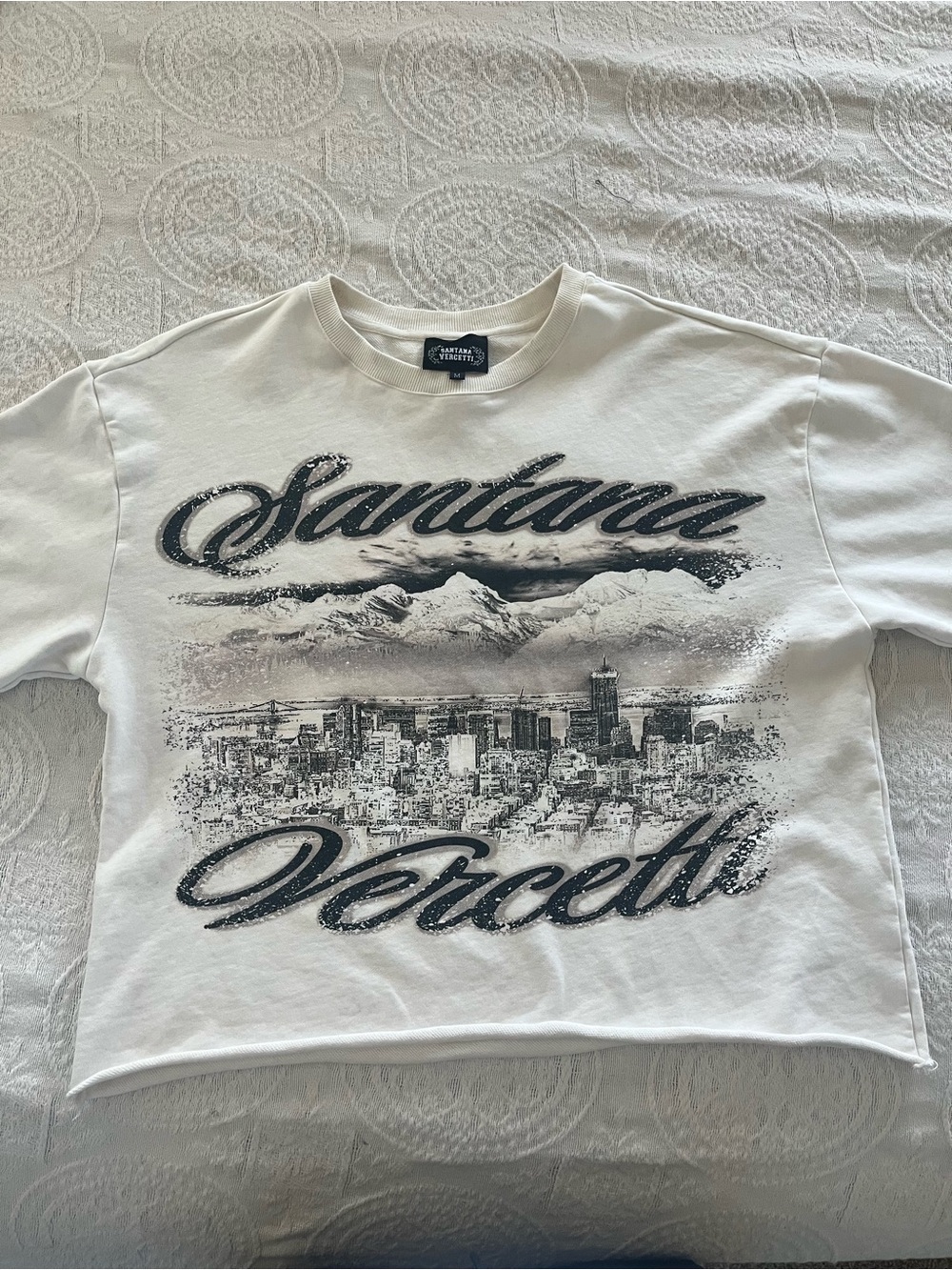 Classic White Crewneck Sweatshirt